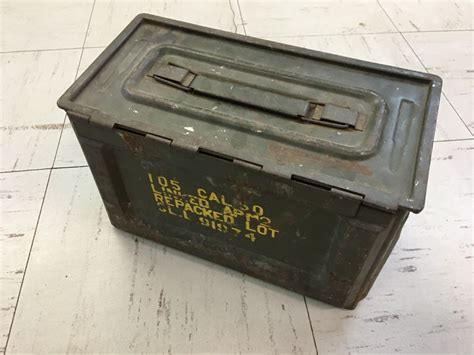 repurposed metal ammo box|value of old metal ammo boxes.